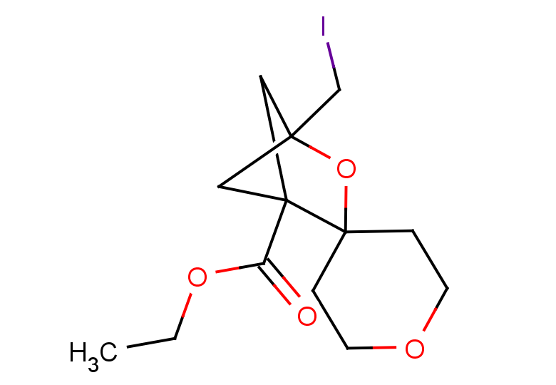 ethyl 4-(iodomethyl)-3-oxaspiro[bicyclo[2.1.1]hexane-2,4'-oxane]-1-carboxylate