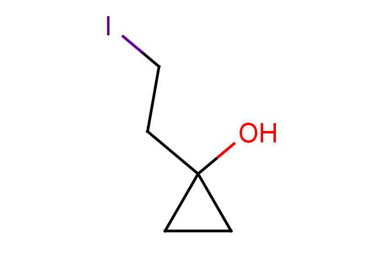 1-(2-iodoethyl)cyclopropan-1-ol