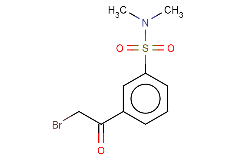 3-(2-bromoacetyl)-N,N-dimethylbenzene-1-sulfonamide