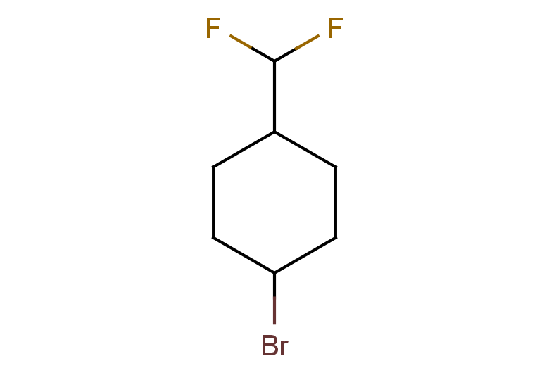 1-bromo-4-(difluoromethyl)cyclohexane, Mixture of diastereomers
