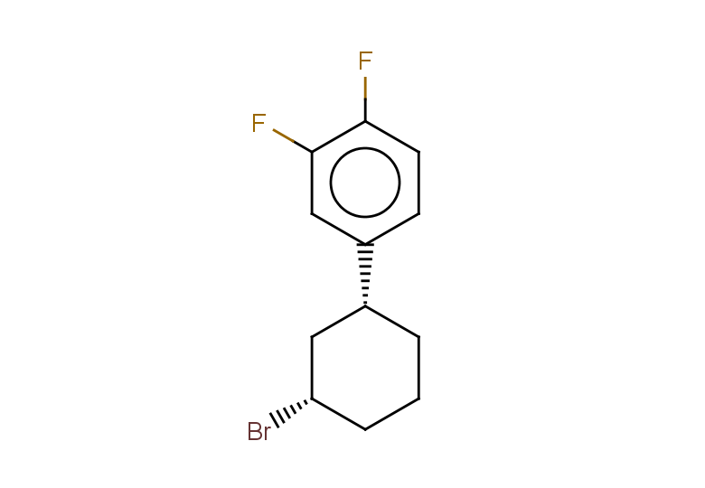 rac-4-[(1R,3S)-3-bromocyclohexyl]-1,2-difluorobenzene, cis