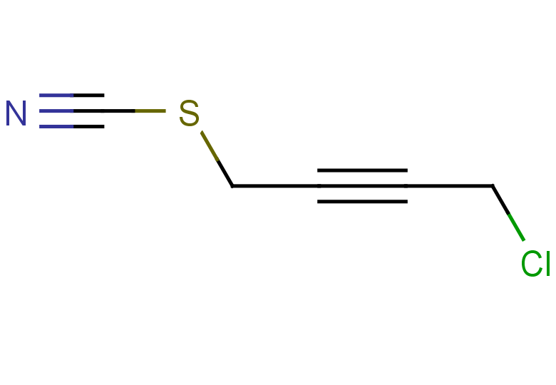 [(4-chlorobut-2-yn-1-yl)sulfanyl]carbonitrile