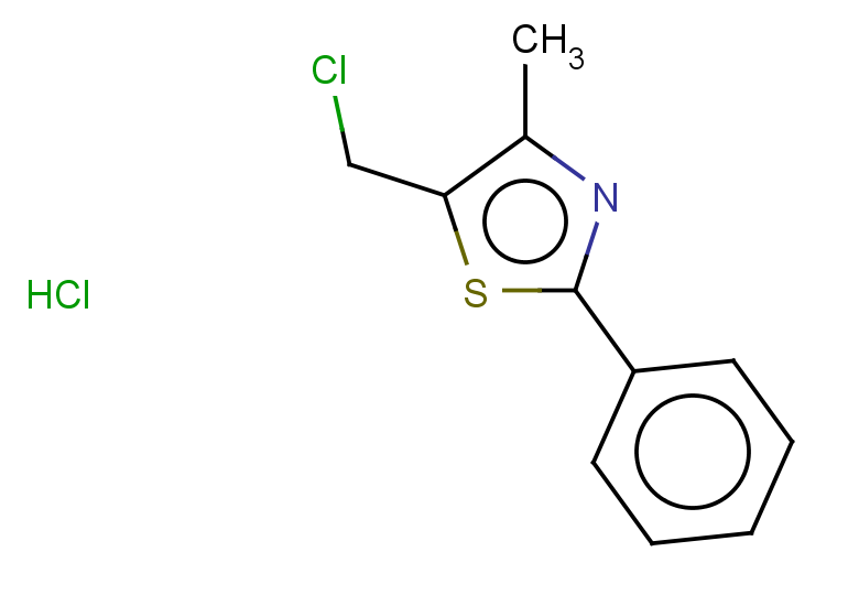 5-(chloromethyl)-4-methyl-2-phenyl-1,3-thiazole hydrochloride