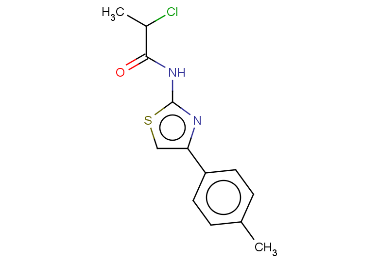 2-chloro-N-[4-(4-methylphenyl)-1,3-thiazol-2-yl]propanamide