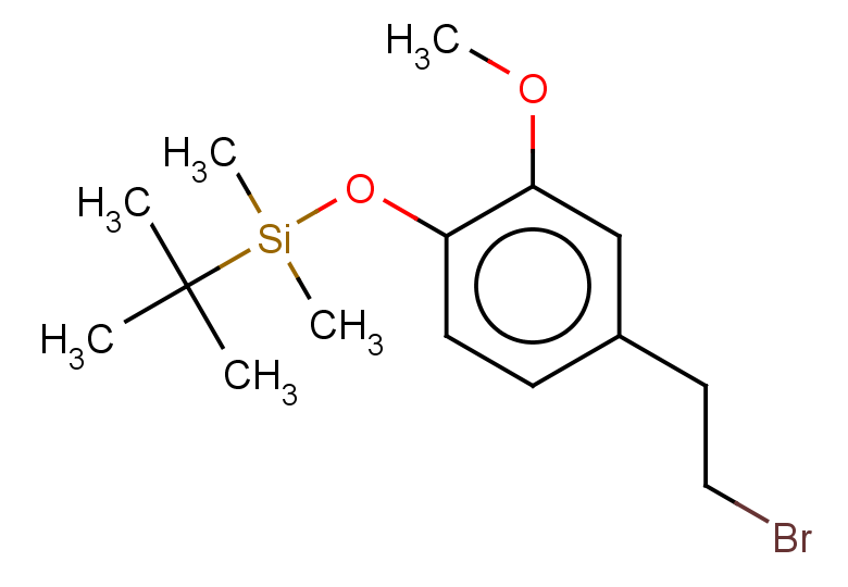 [4-(2-bromoethyl)-2-methoxyphenoxy](tert-butyl)dimethylsilane