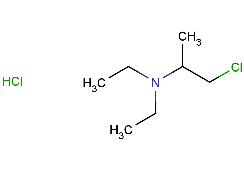 (1-chloropropan-2-yl)diethylamine hydrochloride