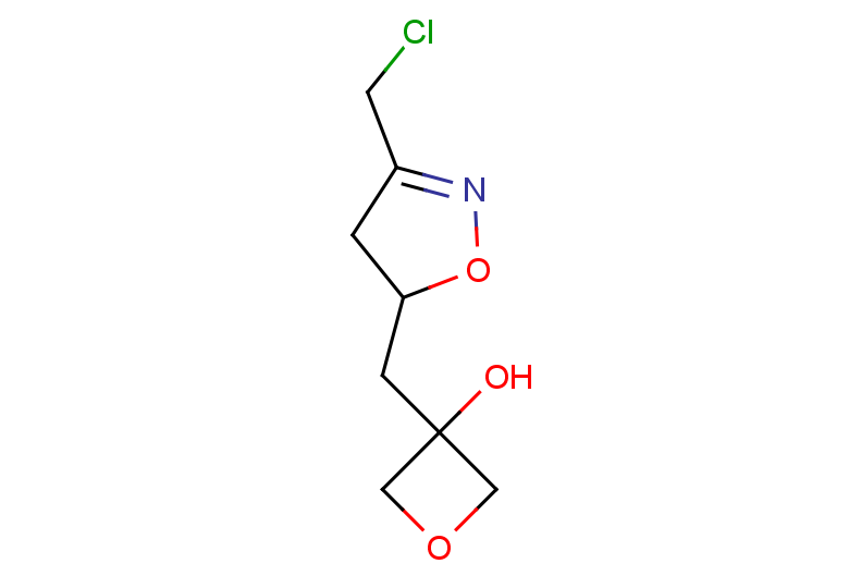 3-{[3-(chloromethyl)-4,5-dihydro-1,2-oxazol-5-yl]methyl}oxetan-3-ol