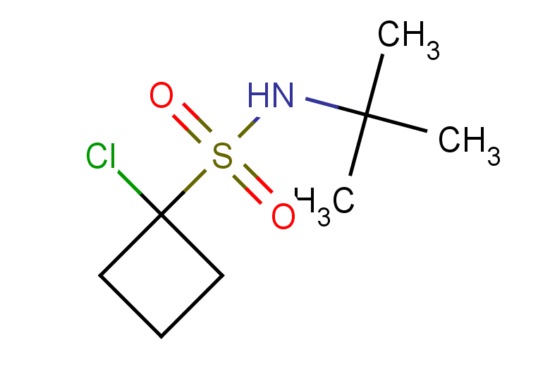 N-tert-butyl-1-chlorocyclobutane-1-sulfonamide