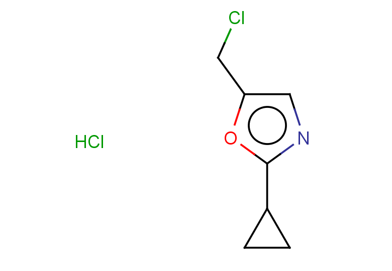 5-(chloromethyl)-2-cyclopropyl-1,3-oxazole hydrochloride
