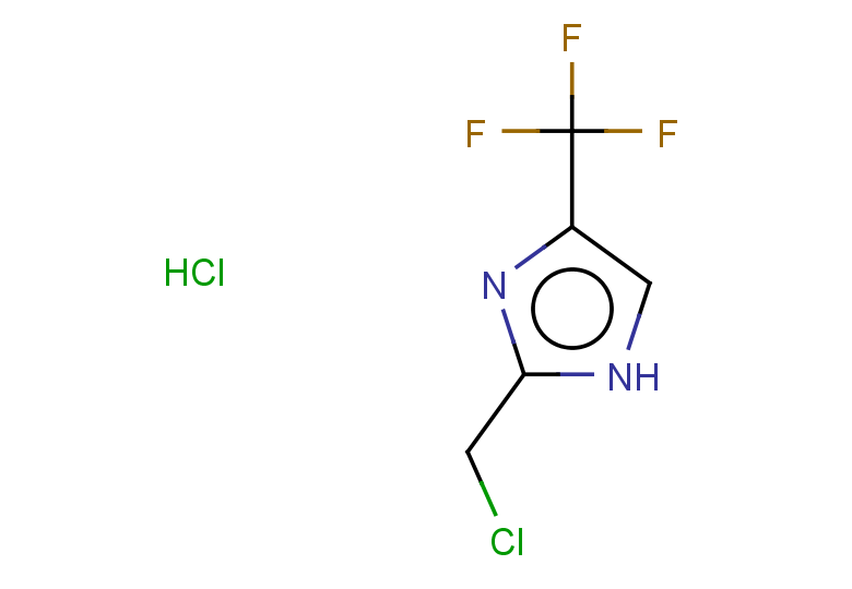 2-(chloromethyl)-4-(trifluoromethyl)-1H-imidazole hydrochloride