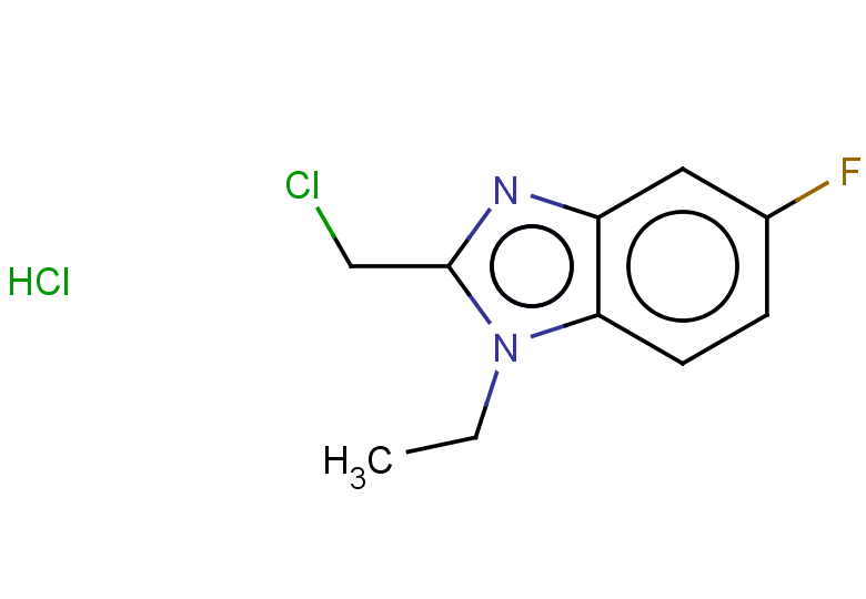 2-(chloromethyl)-1-ethyl-5-fluoro-1H-1,3-benzodiazole hydrochloride