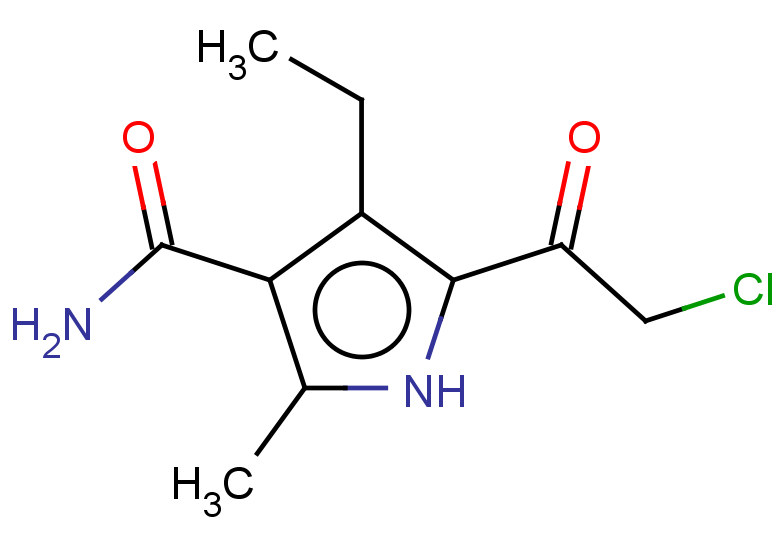 5-(2-chloroacetyl)-4-ethyl-2-methyl-1H-pyrrole-3-carboxamide