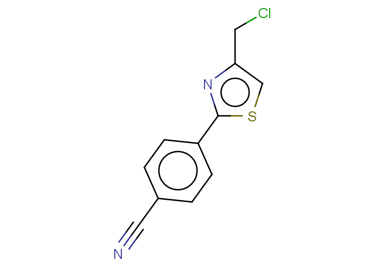 4-[4-(chloromethyl)-1,3-thiazol-2-yl]benzonitrile
