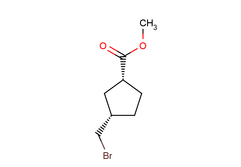 rac-methyl (1R,3S)-3-(bromomethyl)cyclopentane-1-carboxylate, cis