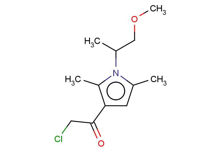 2-chloro-1-[1-(1-methoxypropan-2-yl)-2,5-dimethyl-1H-pyrrol-3-yl]ethan-1-one