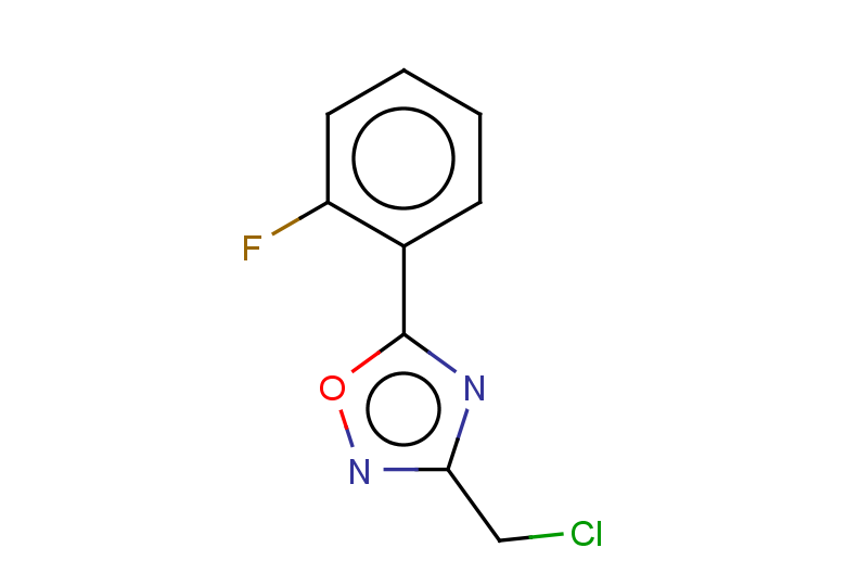 3-(chloromethyl)-5-(2-fluorophenyl)-1,2,4-oxadiazole