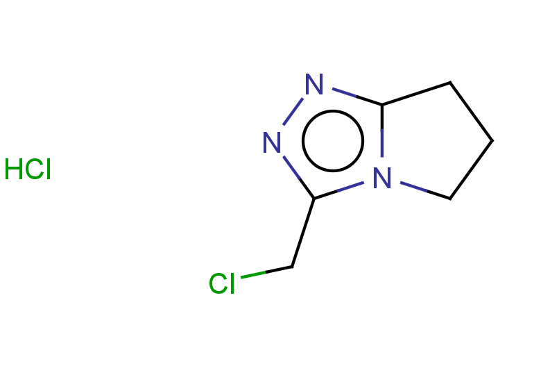 3-(chloromethyl)-5H,6H,7H-pyrrolo[2,1-c][1,2,4]triazole hydrochloride