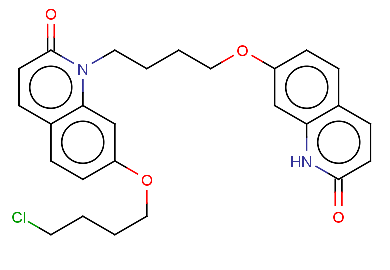 7-(4-chlorobutoxy)-1-{4-[(2-oxo-1,2-dihydroquinolin-7-yl)oxy]butyl}-1,2-dihydroquinolin-2-one