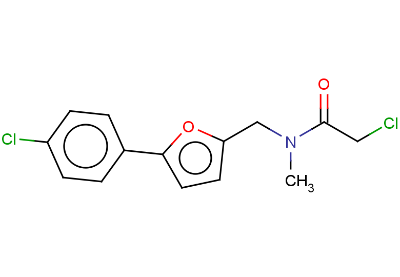 2-chloro-N-{[5-(4-chlorophenyl)furan-2-yl]methyl}-N-methylacetamide