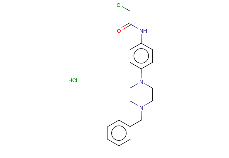 N-[4-(4-benzylpiperazin-1-yl)phenyl]-2-chloroacetamide hydrochloride
