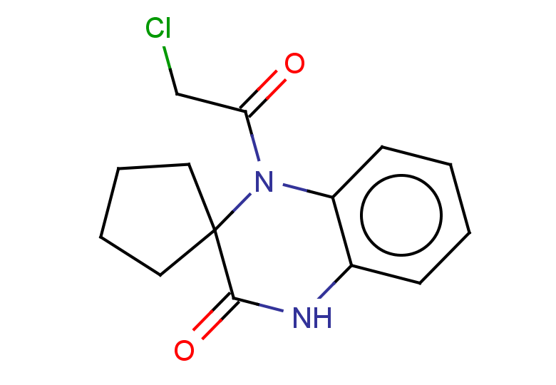 1'-(2-chloroacetyl)-3',4'-dihydro-1'H-spiro[cyclopentane-1,2'-quinoxaline]-3'-one