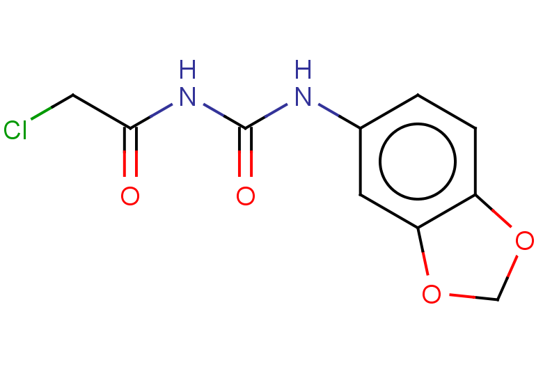 1-(1,3-dioxaindan-5-yl)-3-(2-chloroacetyl)urea