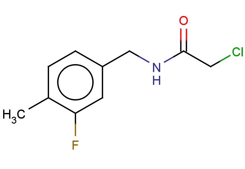 2-chloro-N-[(3-fluoro-4-methylphenyl)methyl]acetamide