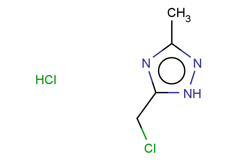 5-(chloromethyl)-3-methyl-1H-1,2,4-triazole hydrochloride