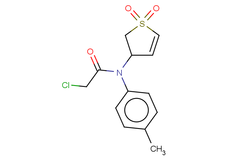 2-chloro-N-(1,1-dioxo-2,3-dihydro-1lambda6-thiophen-3-yl)-N-(4-methylphenyl)acetamide