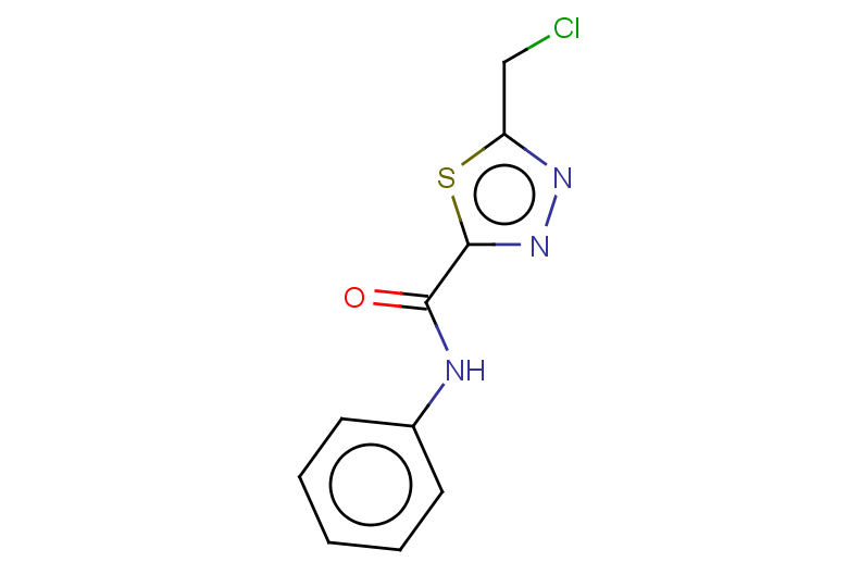 5-(chloromethyl)-N-phenyl-1,3,4-thiadiazole-2-carboxamide