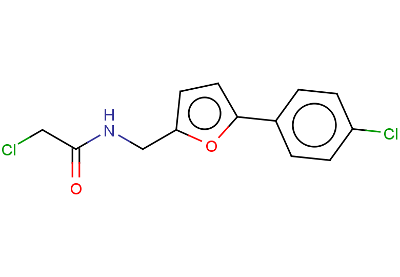 2-chloro-N-{[5-(4-chlorophenyl)furan-2-yl]methyl}acetamide