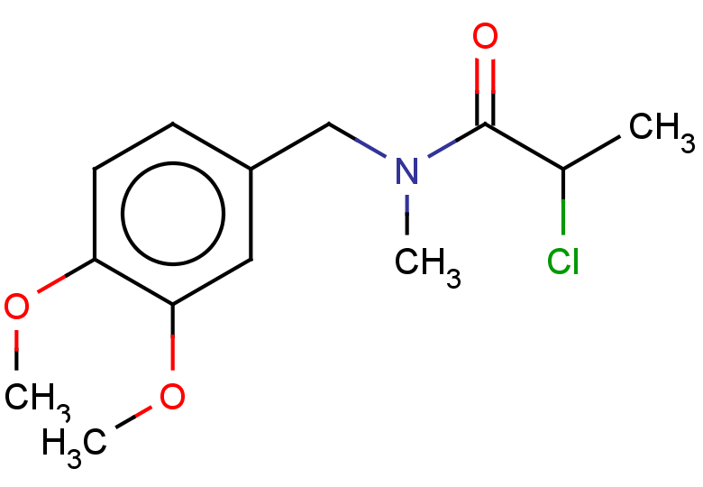 2-chloro-N-[(3,4-dimethoxyphenyl)methyl]-N-methylpropanamide