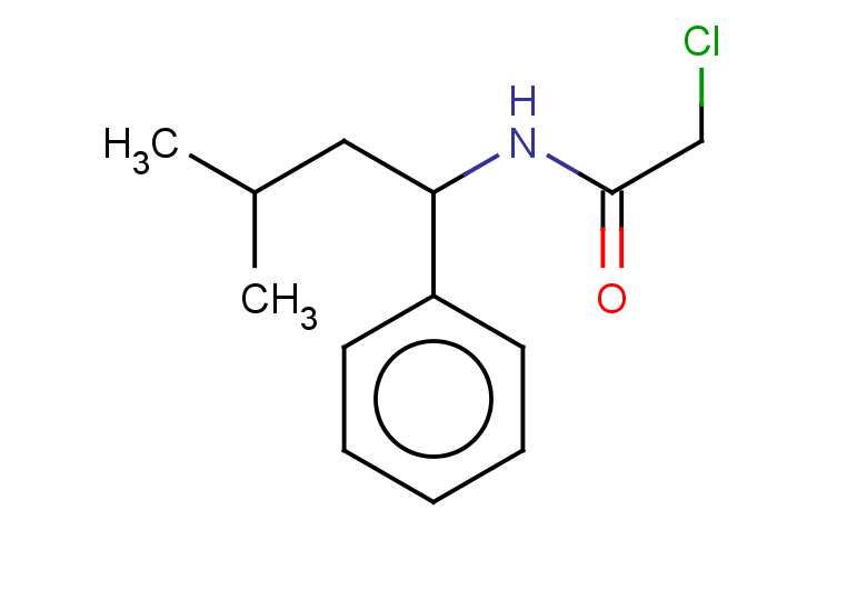 2-chloro-N-(3-methyl-1-phenylbutyl)acetamide