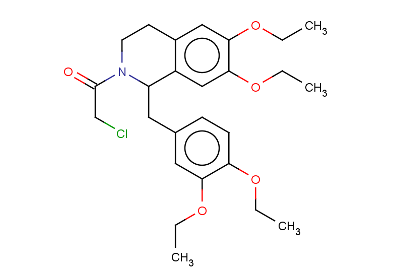 2-chloro-1-{1-[(3,4-diethoxyphenyl)methyl]-6,7-diethoxy-1,2,3,4-tetrahydroisoquinolin-2-yl}ethan-1-one