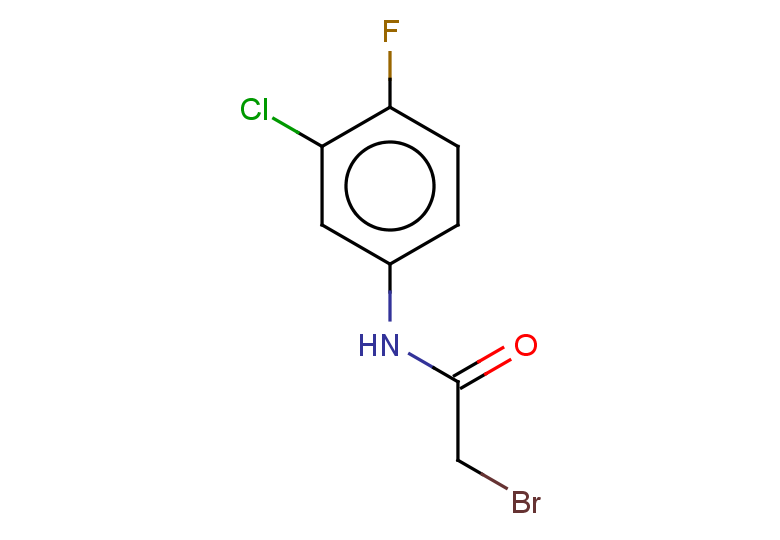2-bromo-N-(3-chloro-4-fluorophenyl)acetamide