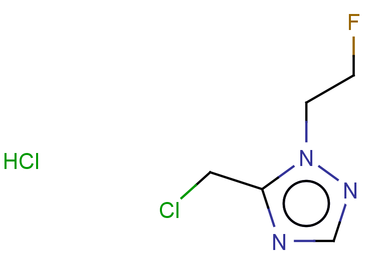 5-(chloromethyl)-1-(2-fluoroethyl)-1H-1,2,4-triazole hydrochloride