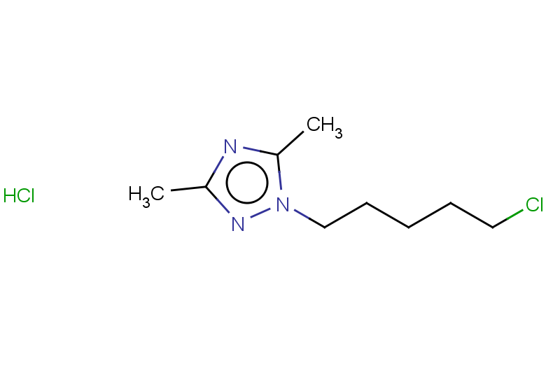 1-(5-chloropentyl)-3,5-dimethyl-1H-1,2,4-triazole hydrochloride