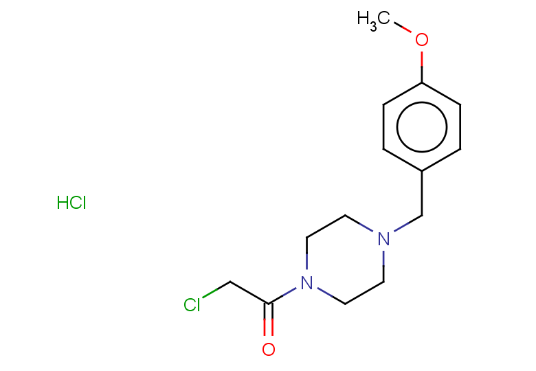 2-chloro-1-{4-[(4-methoxyphenyl)methyl]piperazin-1-yl}ethan-1-one hydrochloride