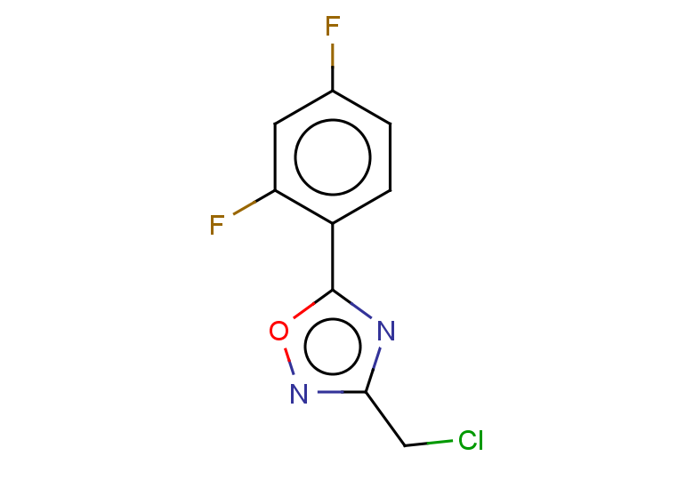 3-(chloromethyl)-5-(2,4-difluorophenyl)-1,2,4-oxadiazole