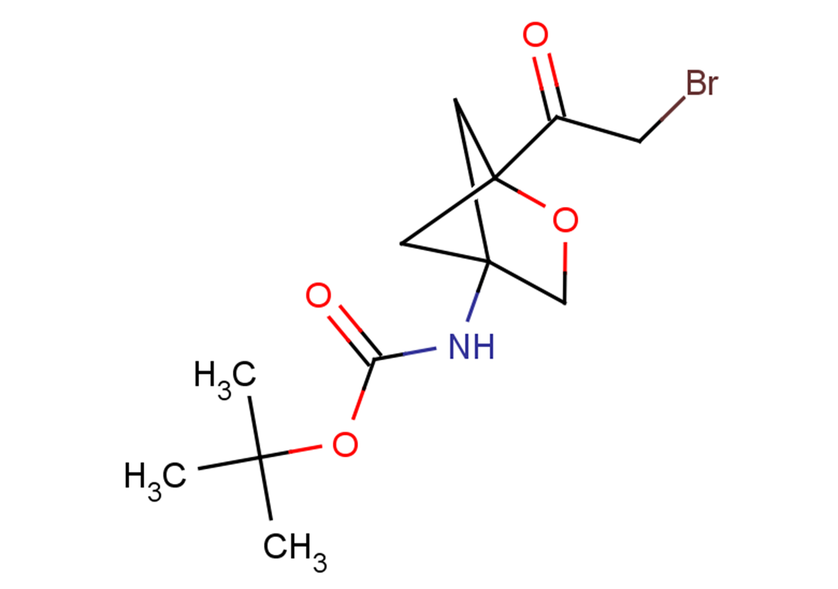 tert-butyl N-[1-(2-bromoacetyl)-2-oxabicyclo[2.1.1]hexan-4-yl]carbamate