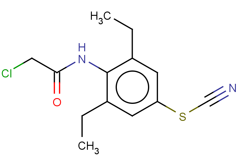 2-chloro-N-[4-(cyanosulfanyl)-2,6-diethylphenyl]acetamide