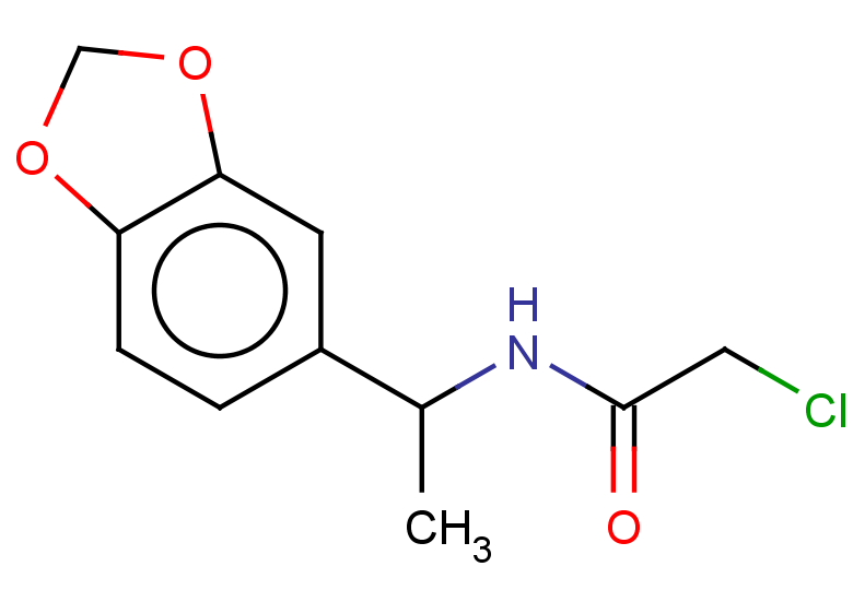 N-[1-(1,3-dioxaindan-5-yl)ethyl]-2-chloroacetamide