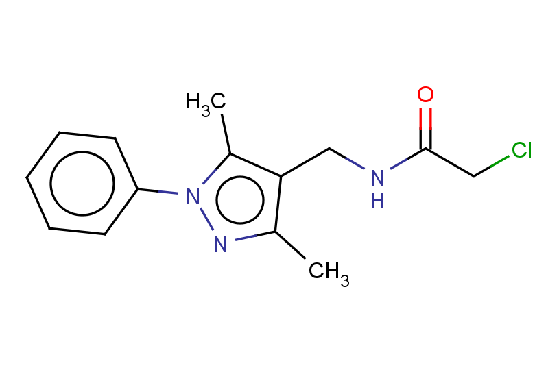 2-chloro-N-[(3,5-dimethyl-1-phenyl-1H-pyrazol-4-yl)methyl]acetamide