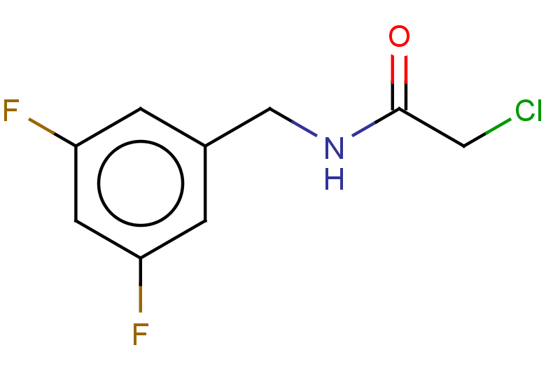 2-chloro-N-[(3,5-difluorophenyl)methyl]acetamide