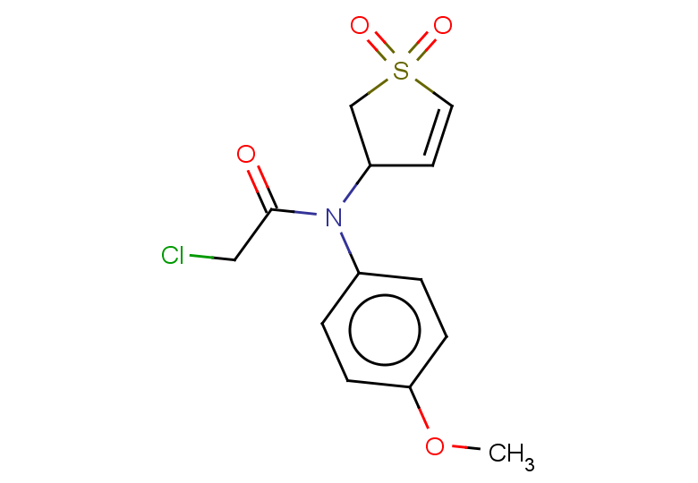 2-chloro-N-(1,1-dioxo-2,3-dihydro-1lambda6-thiophen-3-yl)-N-(4-methoxyphenyl)acetamide