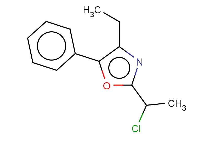 2-(1-chloroethyl)-4-ethyl-5-phenyl-1,3-oxazole