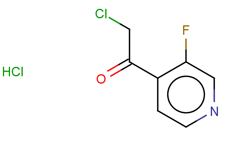 2-chloro-1-(3-fluoropyridin-4-yl)ethan-1-one hydrochloride