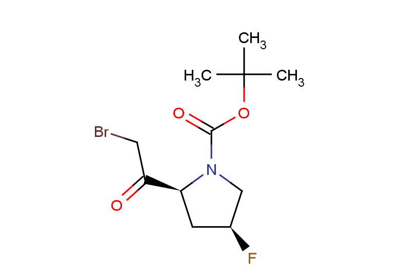 tert-butyl (2S,4S)-2-(2-bromoacetyl)-4-fluoropyrrolidine-1-carboxylate