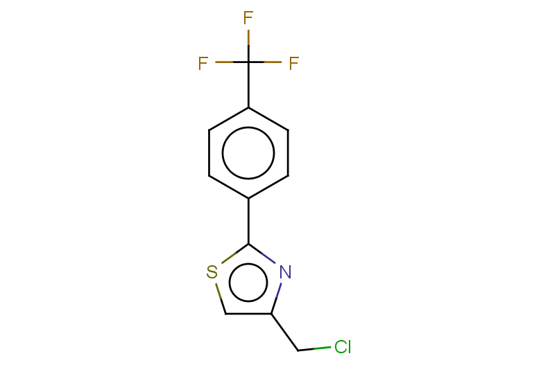 4-(chloromethyl)-2-[4-(trifluoromethyl)phenyl]-1,3-thiazole