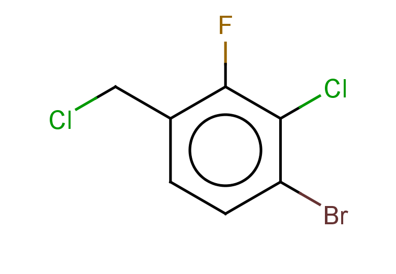 1-bromo-2-chloro-4-(chloromethyl)-3-fluorobenzene